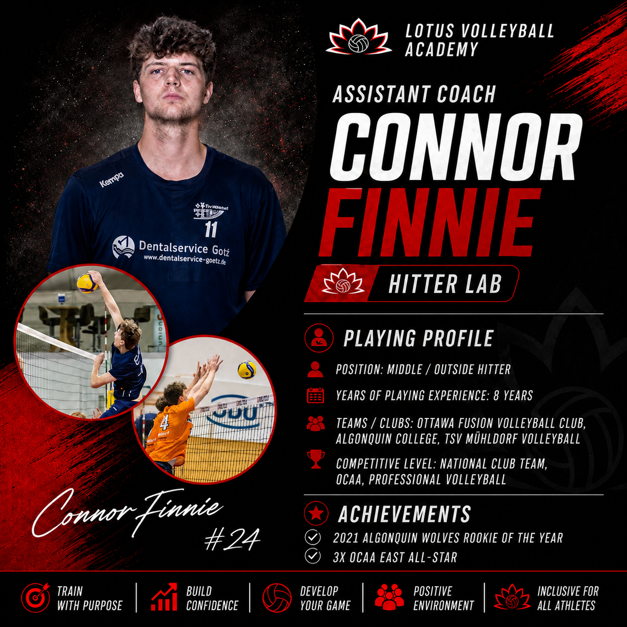 Connor Finnie – Assistant Coach, Hitter Lab